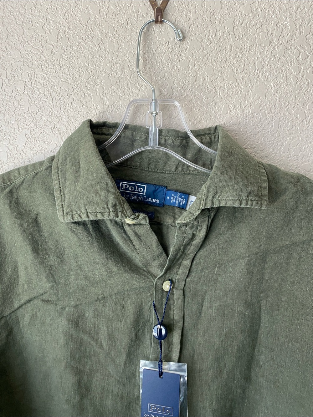 POLO  BY RALPH LAUREN CLASSIC FIT LONG SLEEVE/COLOR OLIVE SIZE: M - Picture 2 of 6